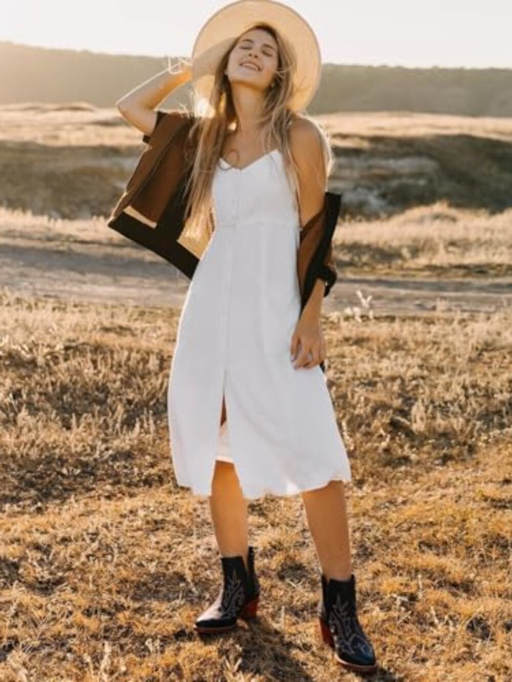🆕 Women's Ankle Booties, Chunky Stack Heels U Cutout Boots - Picture 3 of 7
